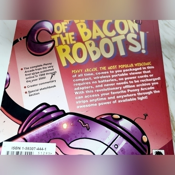 ATTACK Of The Bacon Robots (Penny Arcade, Vol. 1) Book - Picture 3 of 4